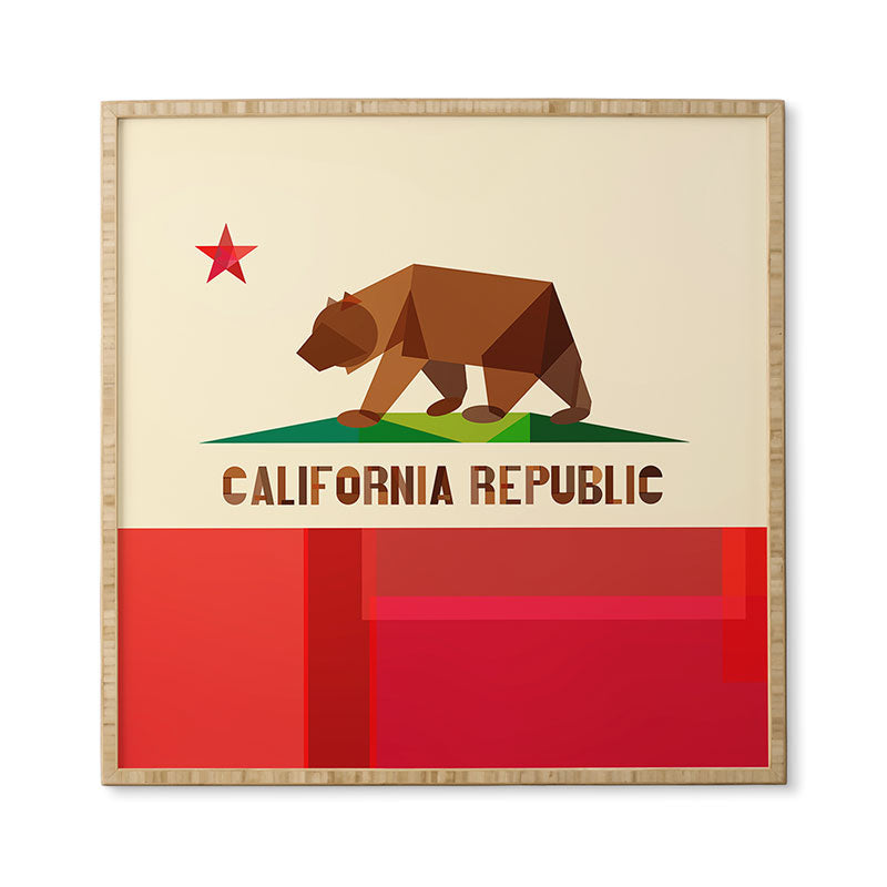 Fimbis California Framed Wall Art