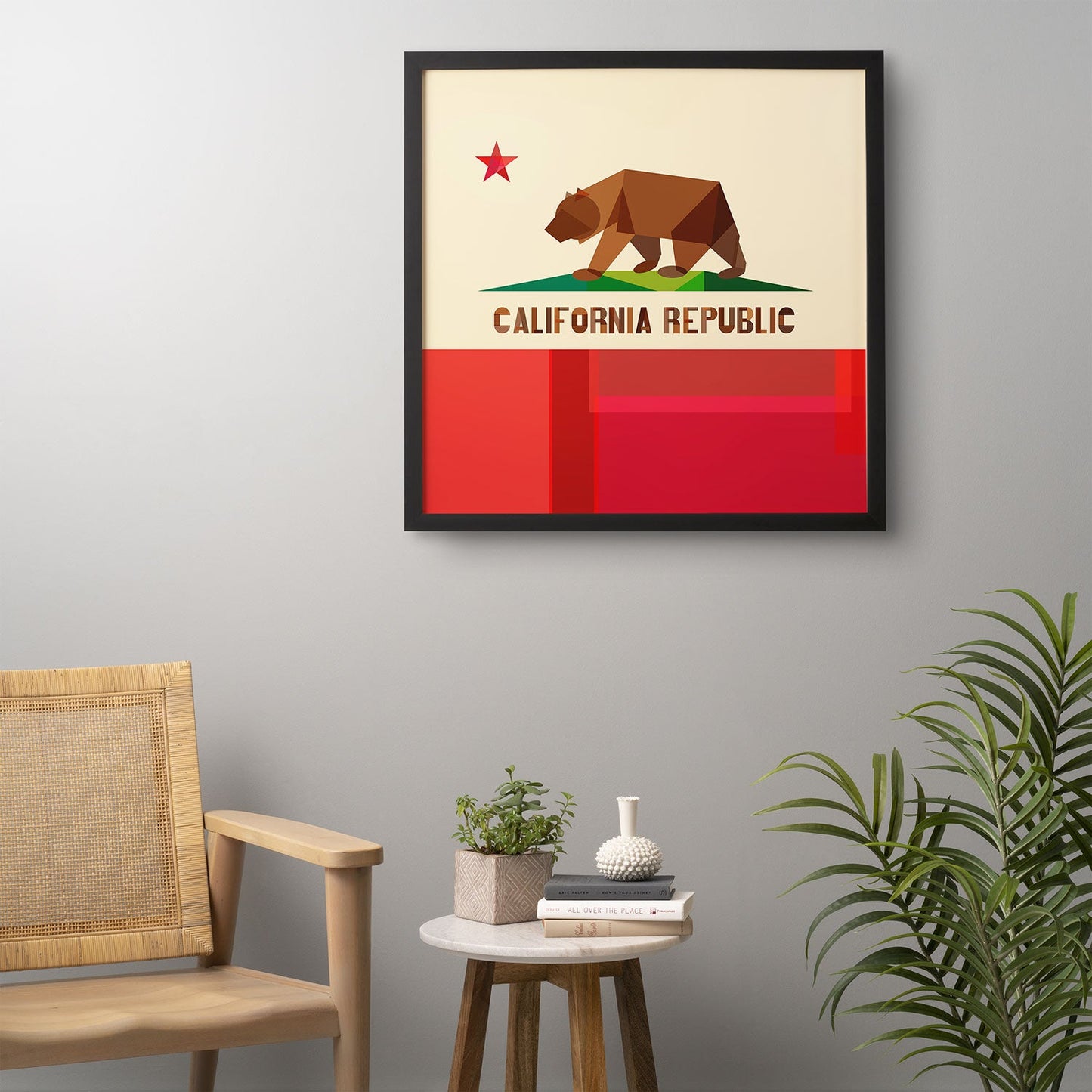 Fimbis California Framed Wall Art