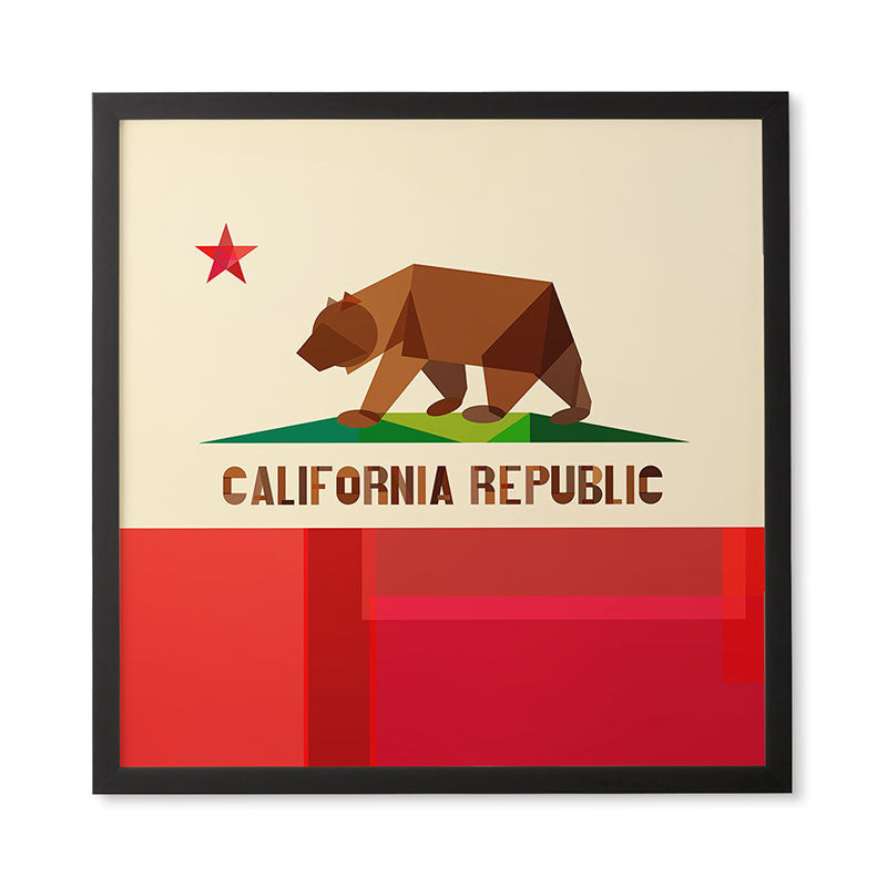 Fimbis California Framed Wall Art