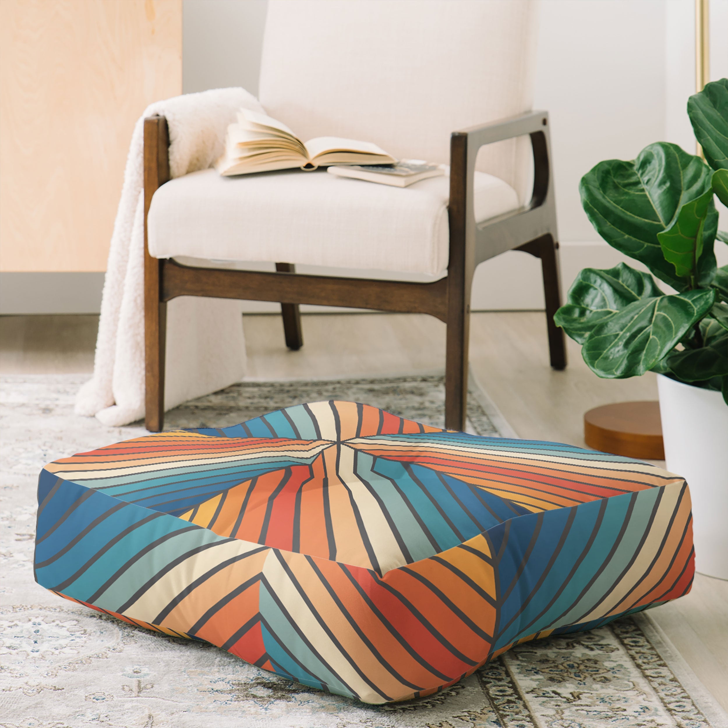 Fimbis Celebration 1 Floor Pillow Square
