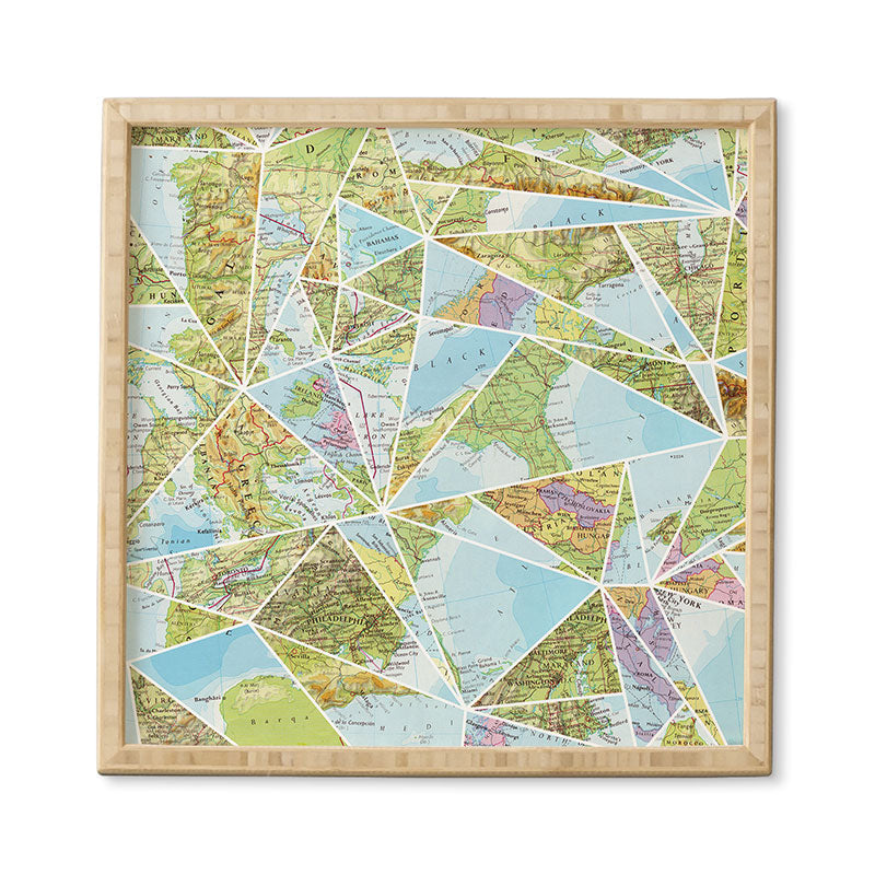 Fimbis Its A Mixed Up World Framed Wall Art