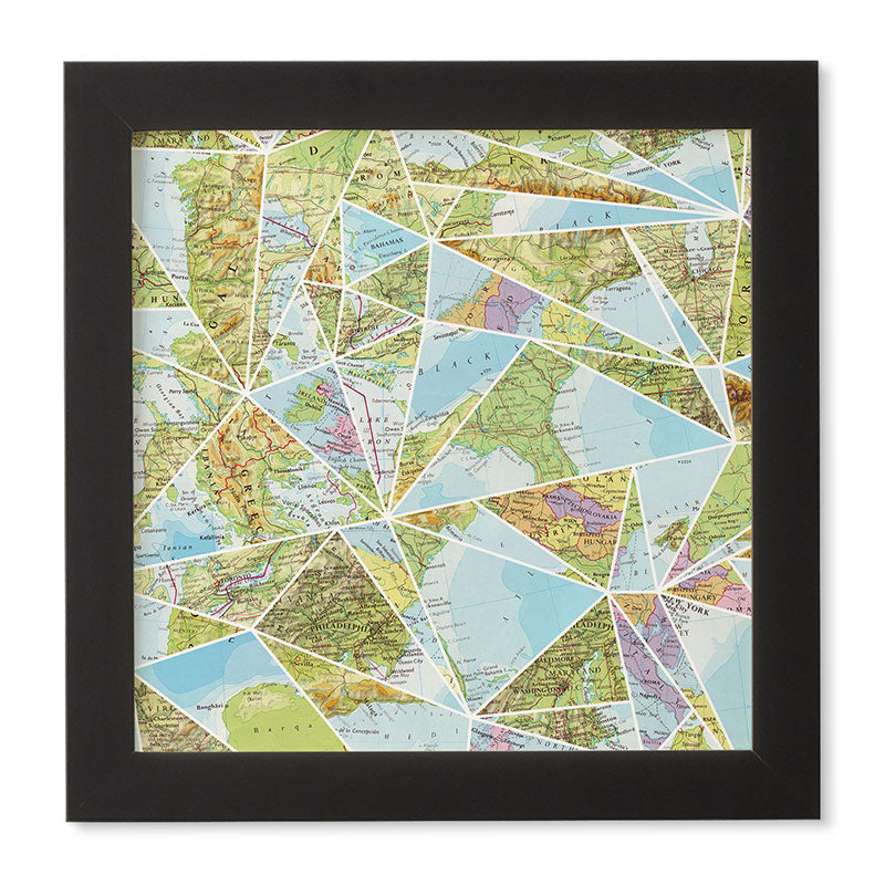 Fimbis Its A Mixed Up World Framed Wall Art