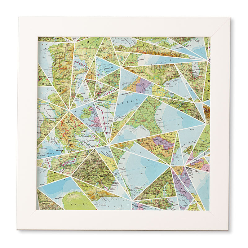 Fimbis Its A Mixed Up World Framed Wall Art