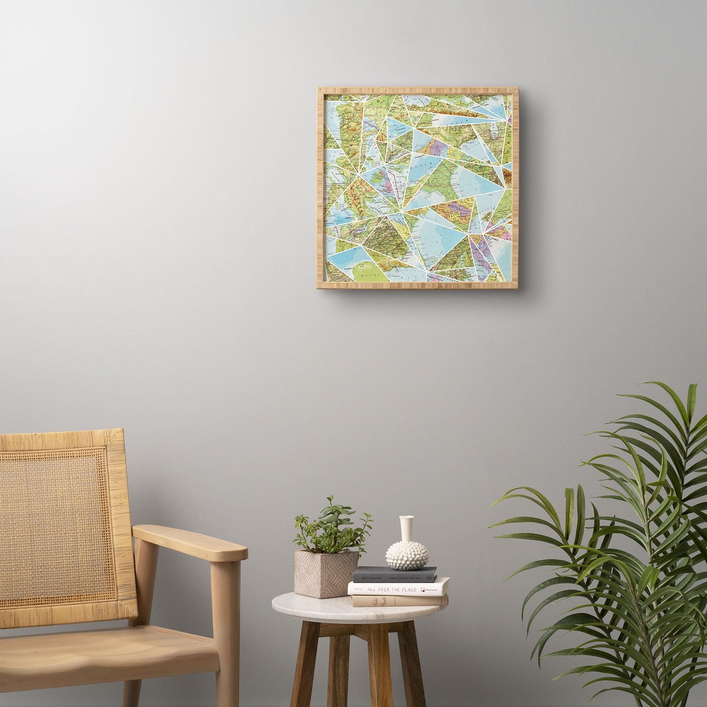 Fimbis Its A Mixed Up World Framed Wall Art