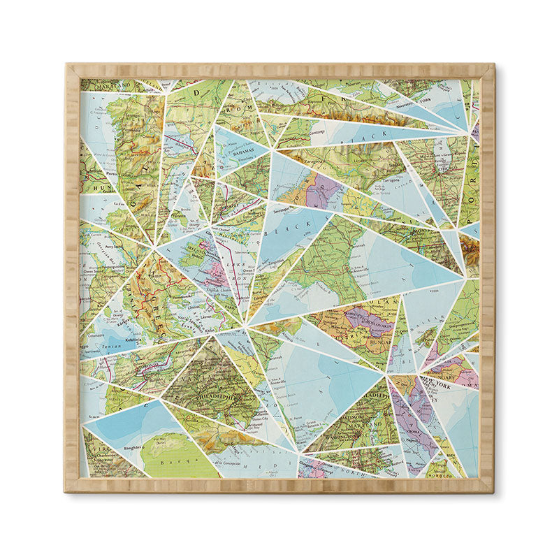 Fimbis Its A Mixed Up World Framed Wall Art