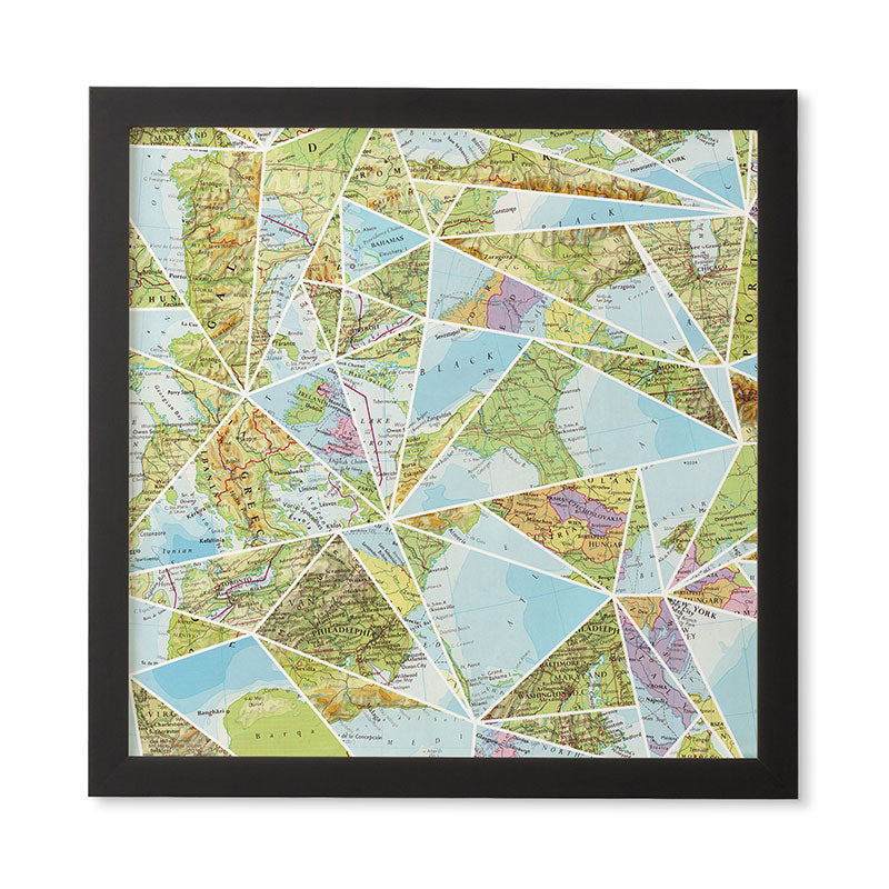 Fimbis Its A Mixed Up World Framed Wall Art
