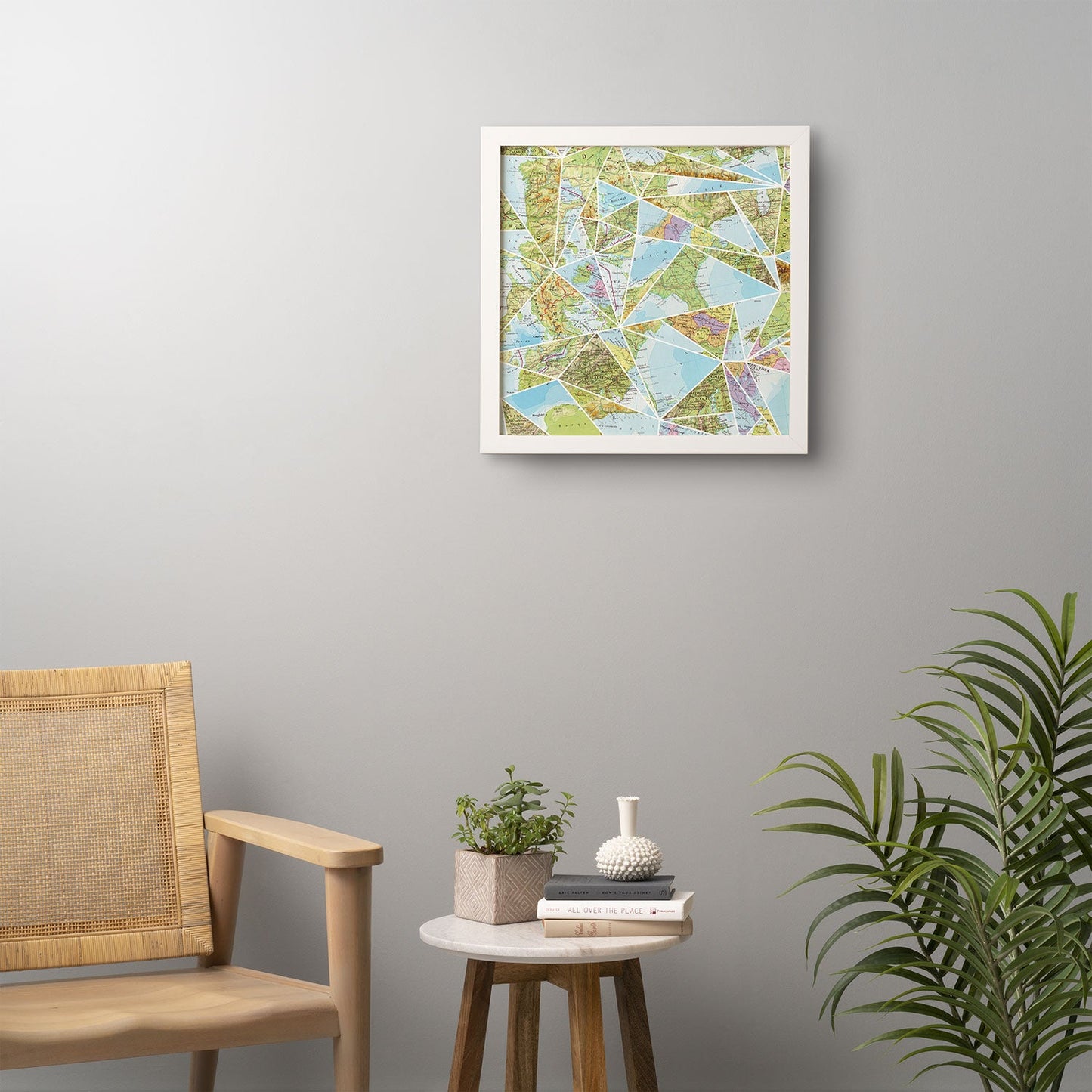 Fimbis Its A Mixed Up World Framed Wall Art