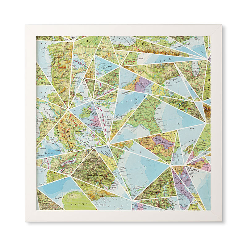 Fimbis Its A Mixed Up World Framed Wall Art