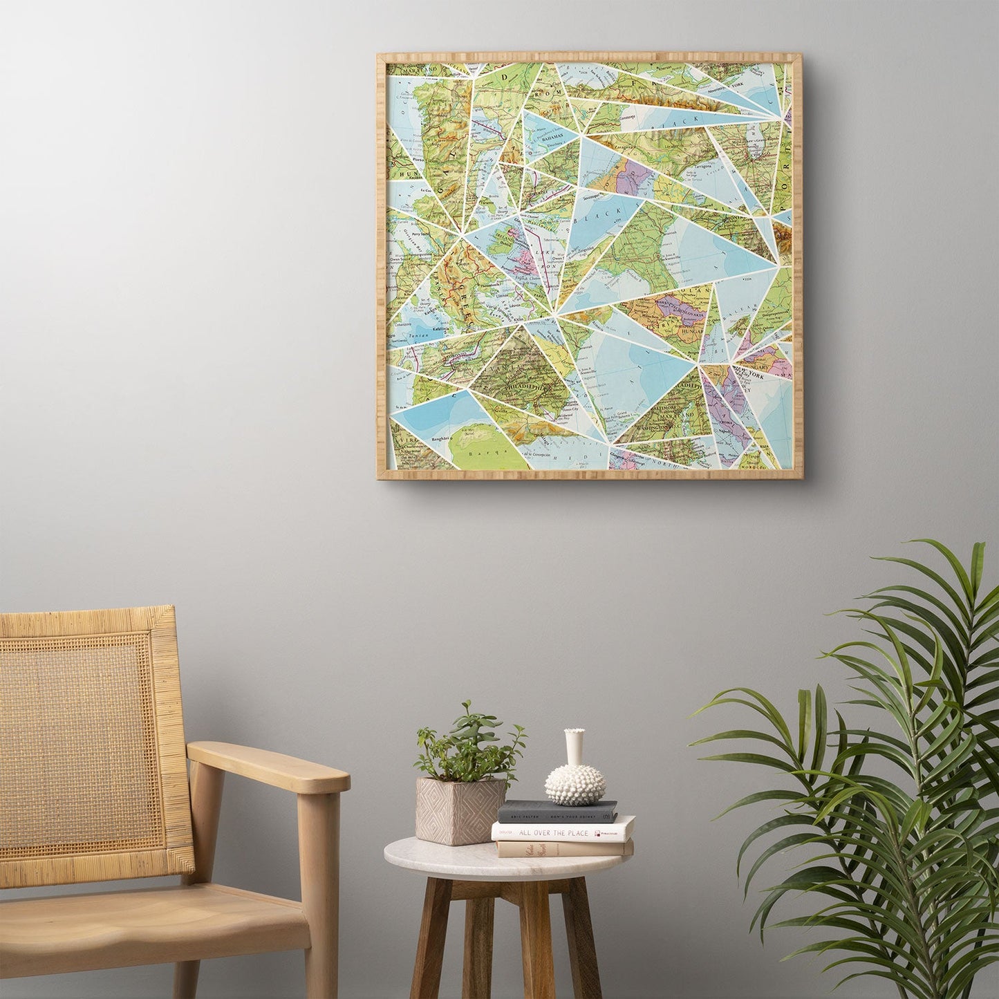 Fimbis Its A Mixed Up World Framed Wall Art