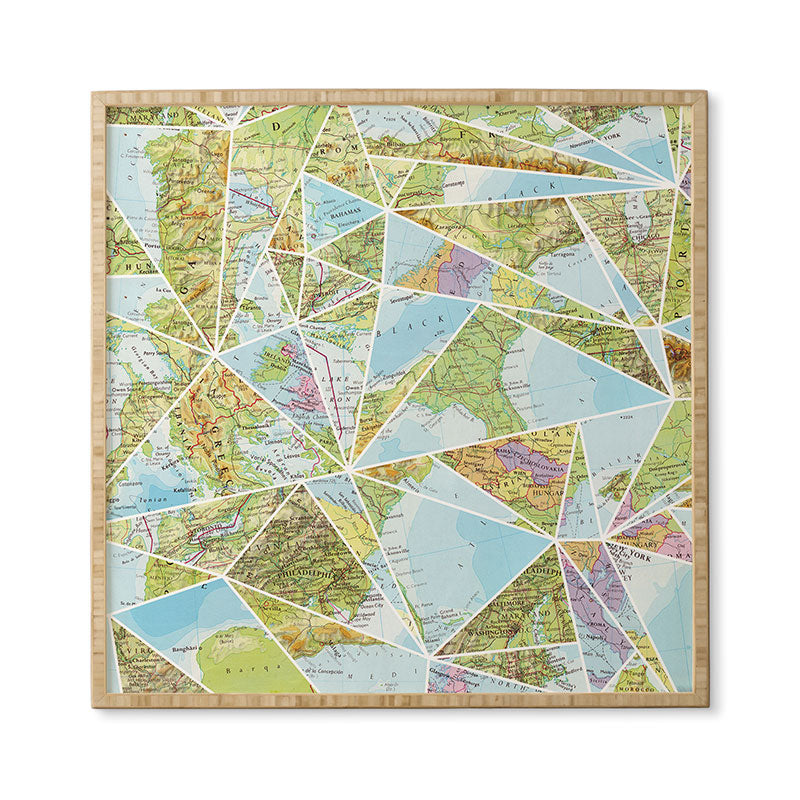 Fimbis Its A Mixed Up World Framed Wall Art