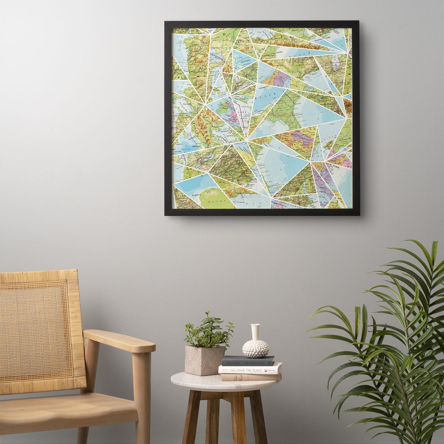 Fimbis Its A Mixed Up World Framed Wall Art