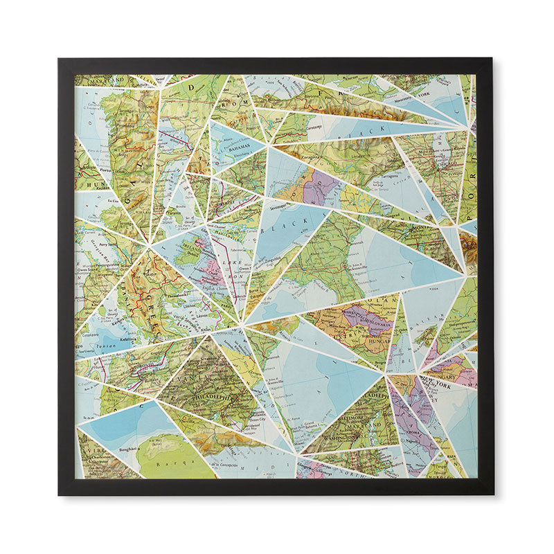 Fimbis Its A Mixed Up World Framed Wall Art
