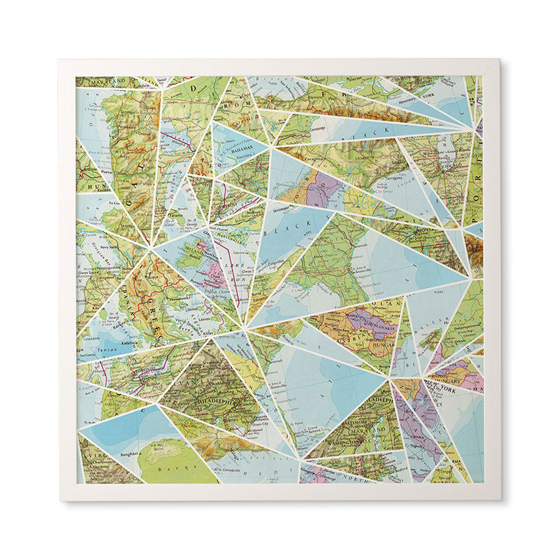 Fimbis Its A Mixed Up World Framed Wall Art