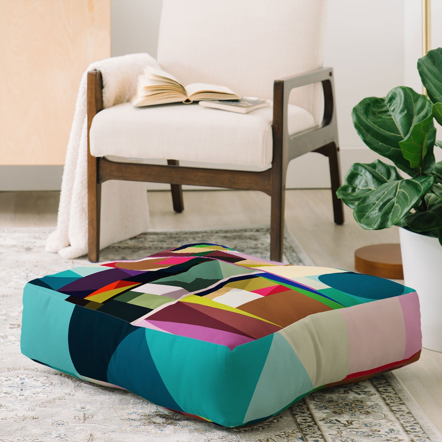 Fimbis Kaku Floor Pillow Square
