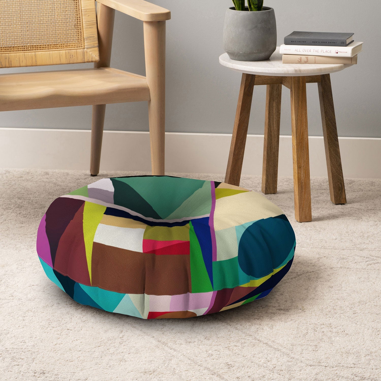 Fimbis Kaku Floor Pillow Round