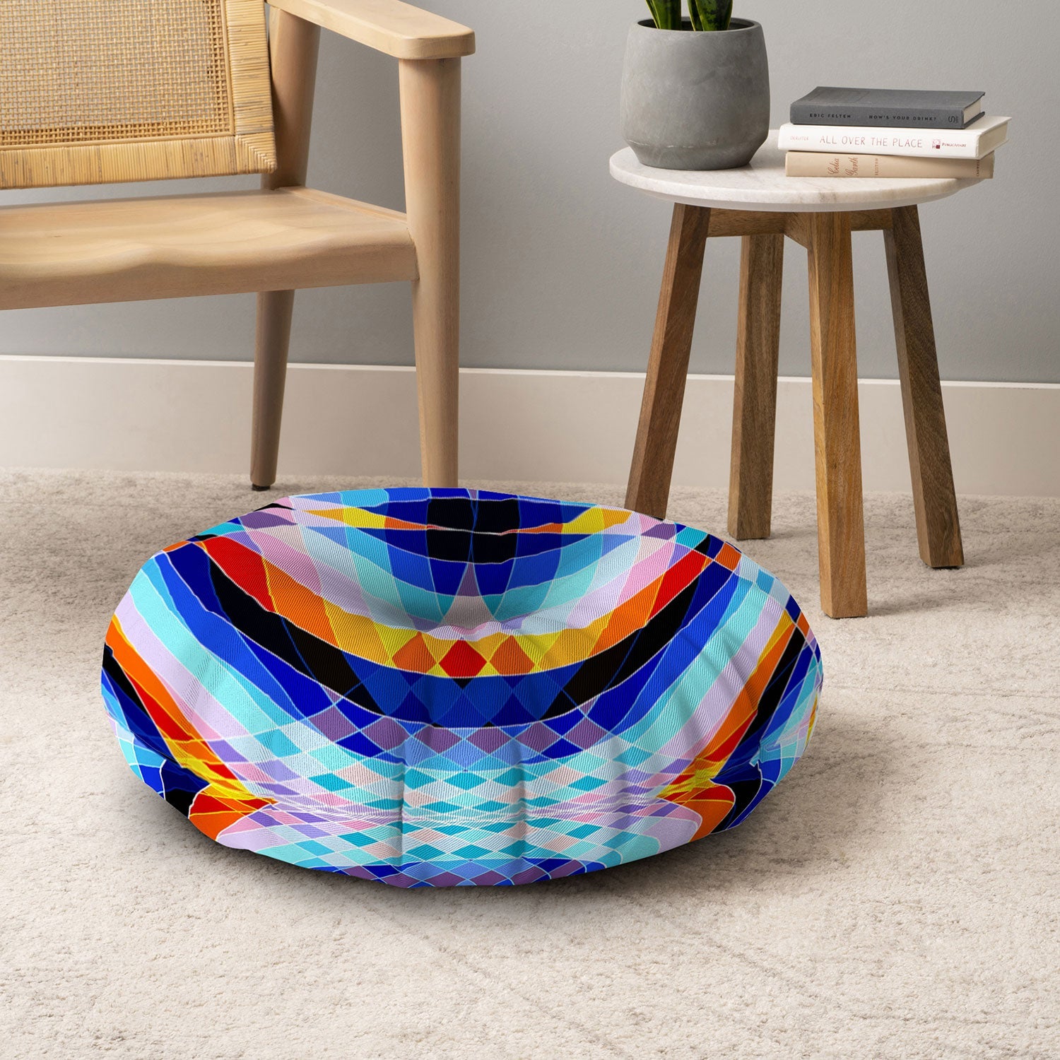 Fimbis Lazar Floor Pillow Round