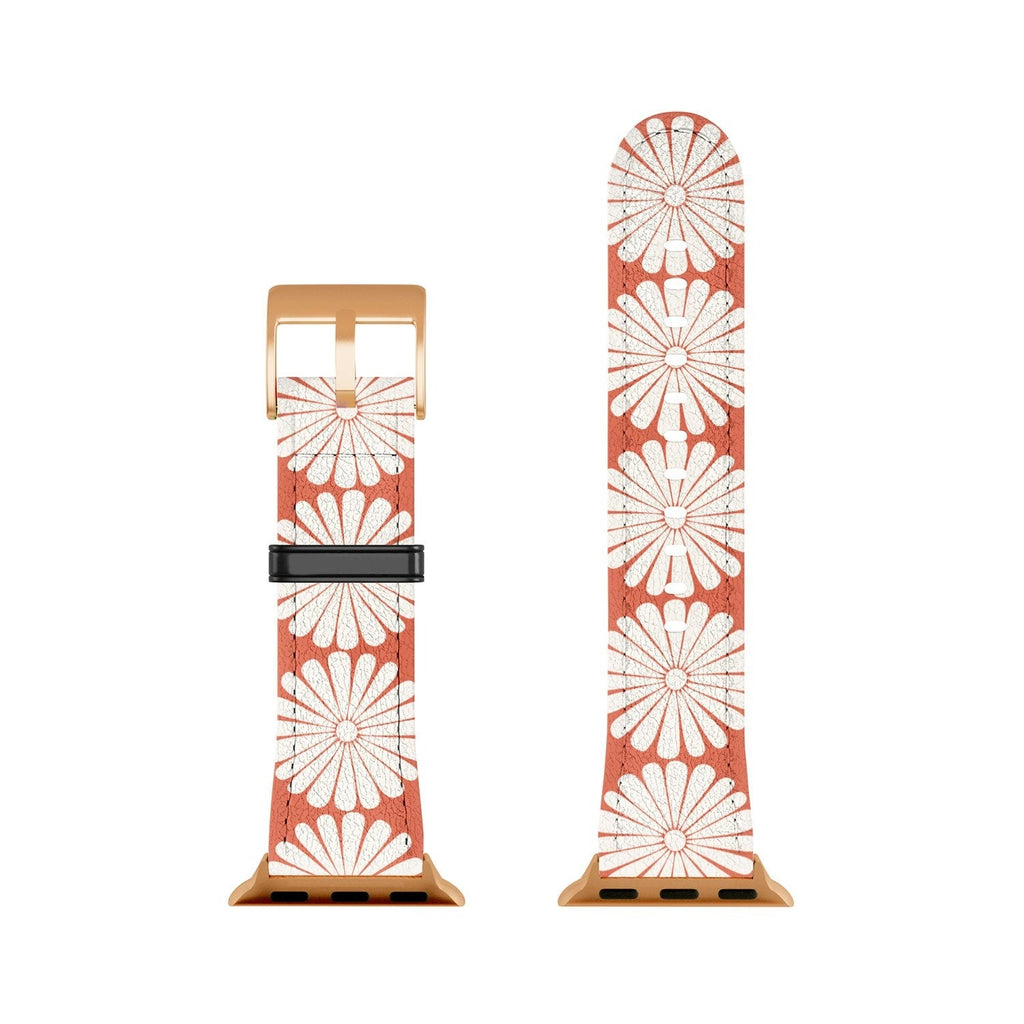 Colour Poems Retro Daisy XV Apple Watch Band