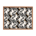 Avenie Celestial Cats Gold Rectangular Tray