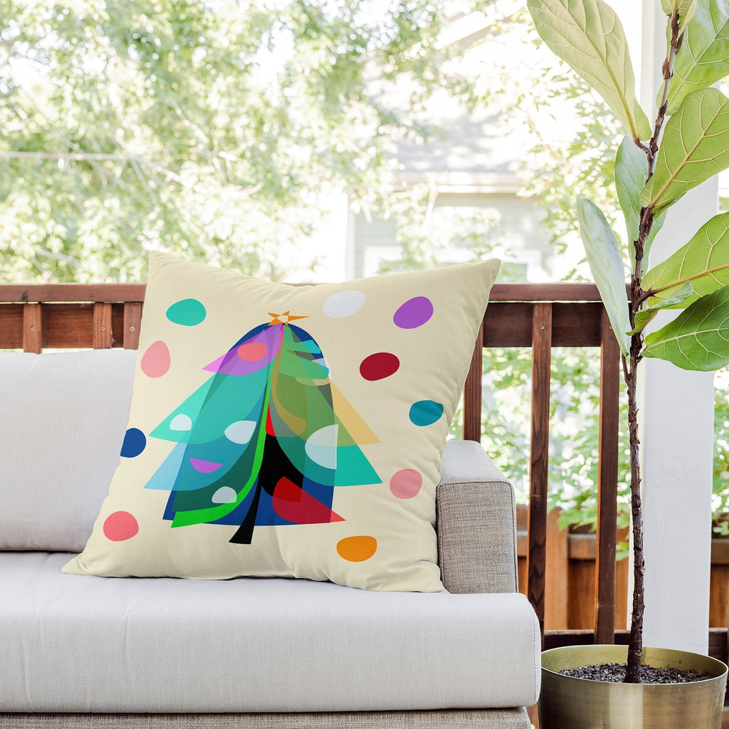 Mirimo Decorated Tree Outdoor Throw Pillow