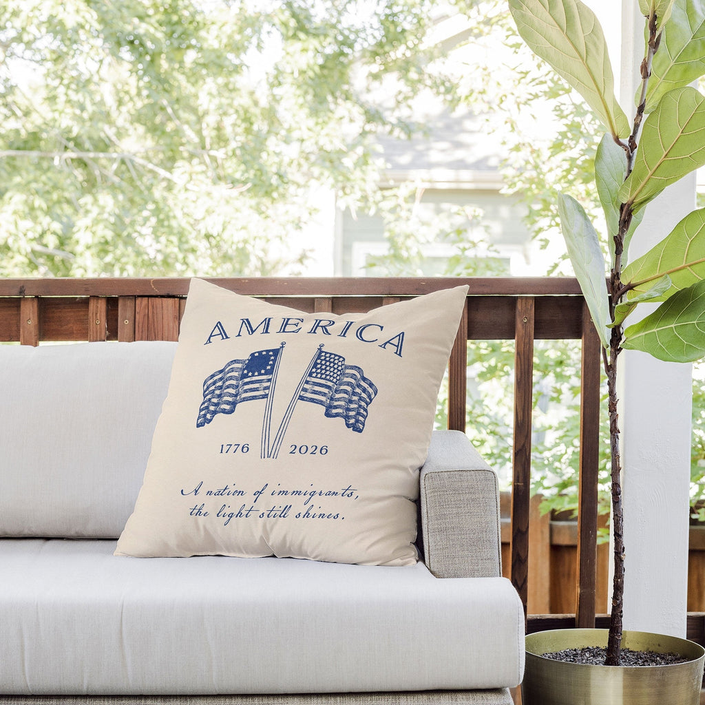 DENY Designs America250 Outdoor Throw Pillow