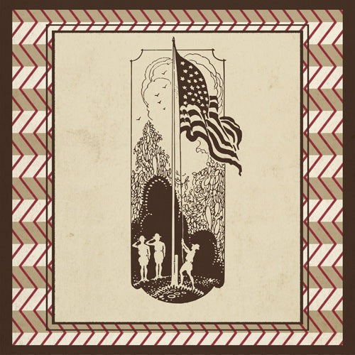 DENY Designs Flag Raisers Striped Square Shower Curtain