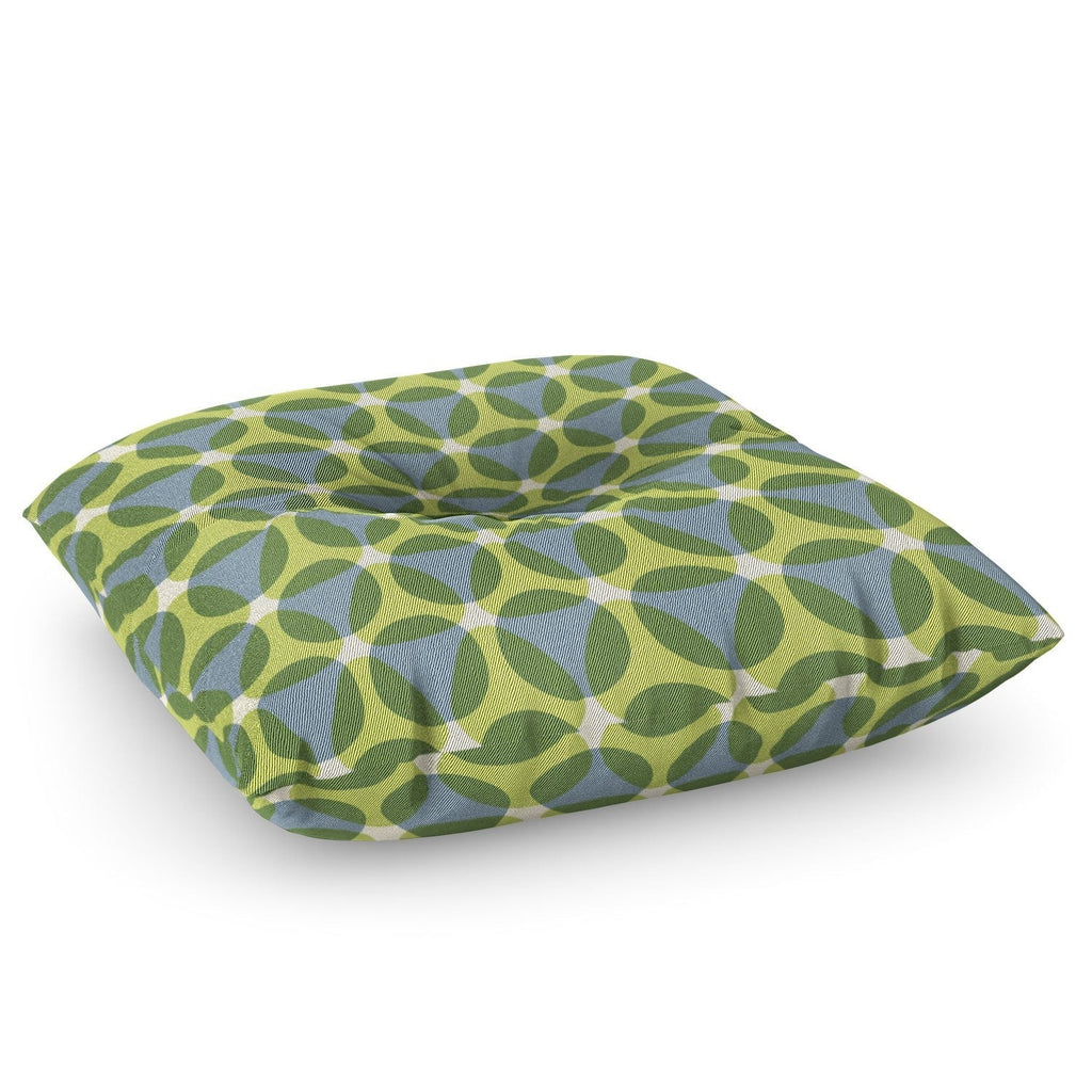 Marta Barragan Camarasa Stylish Retro Circle Floor Pillow Square