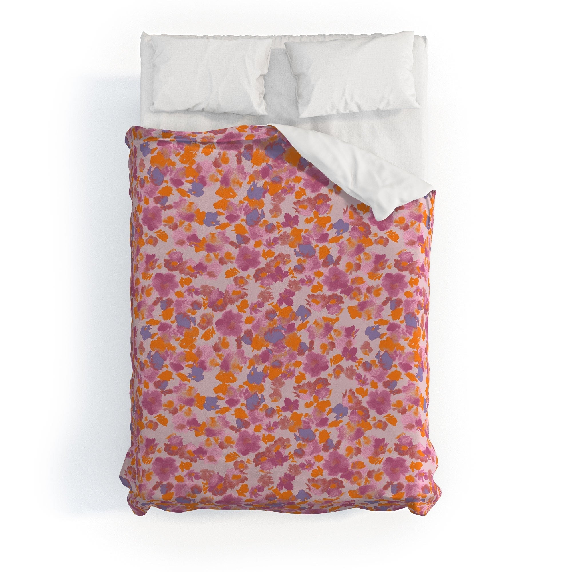 Gabriela Fuente Day Dreaming Watercolor Pink Duvet Cover