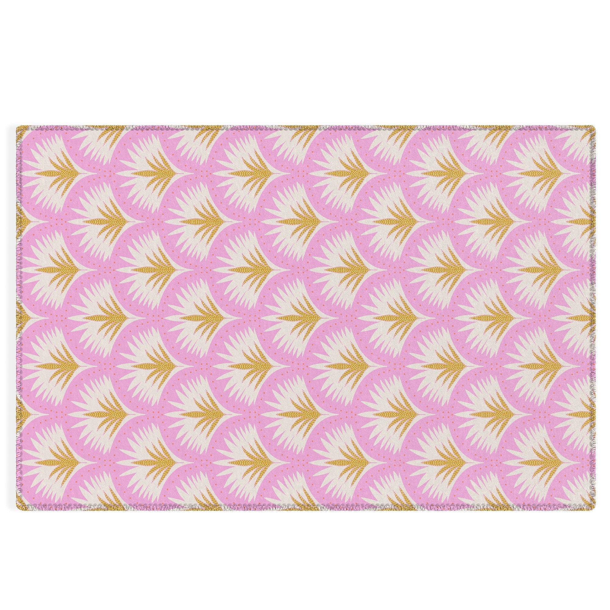 Jennifer Labre Pink Palmetto Outdoor Rug