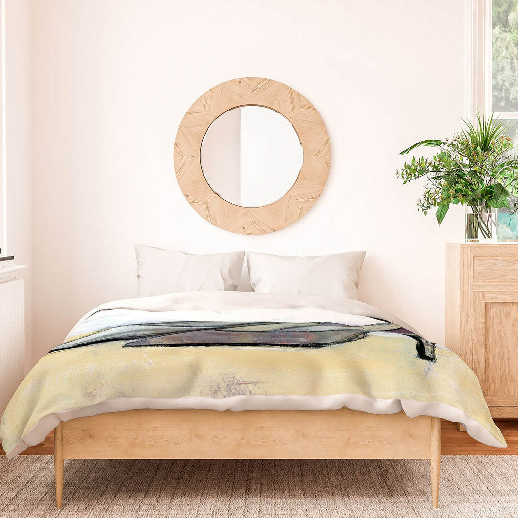 Sophia Buddenhagen Grey Stiletto Duvet Cover