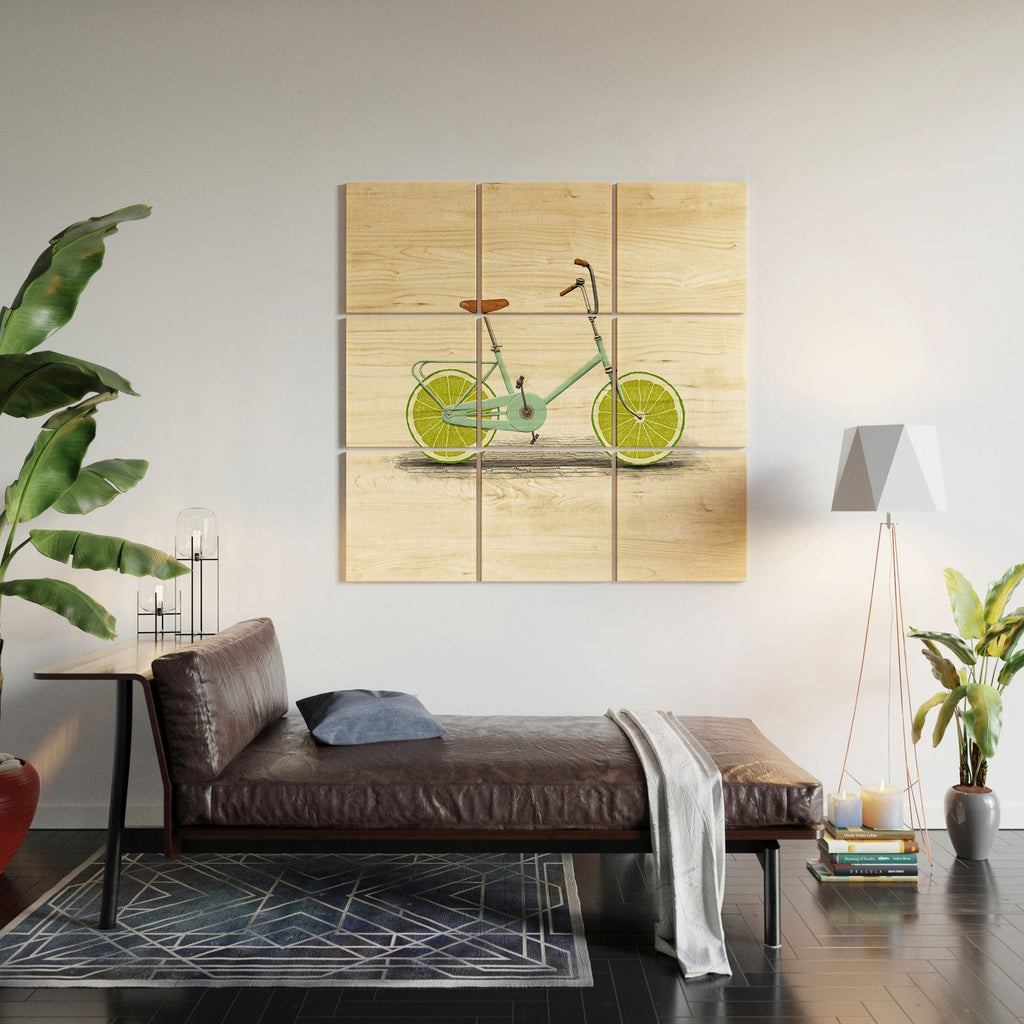 Florent Bodart Acid Wood Wall Mural