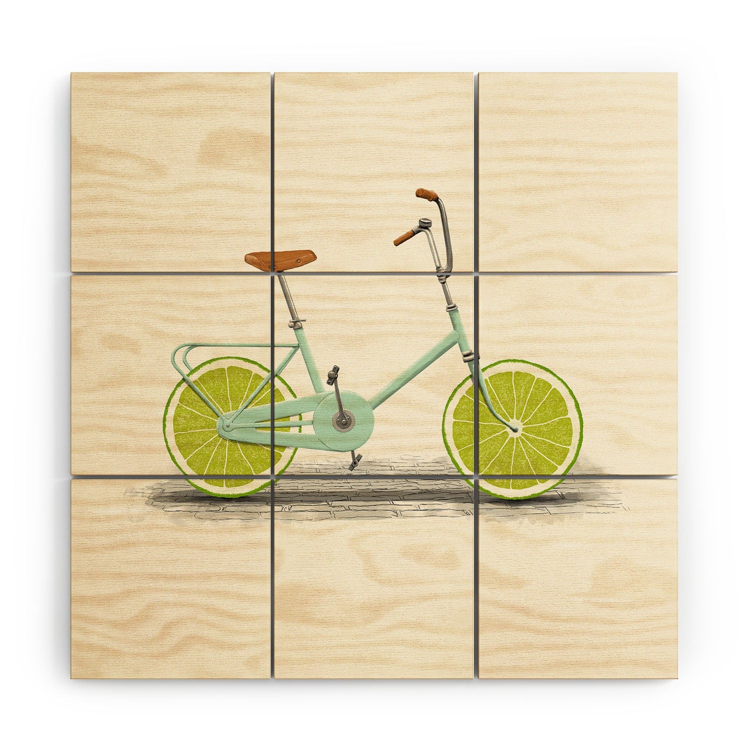 Florent Bodart Acid Wood Wall Mural