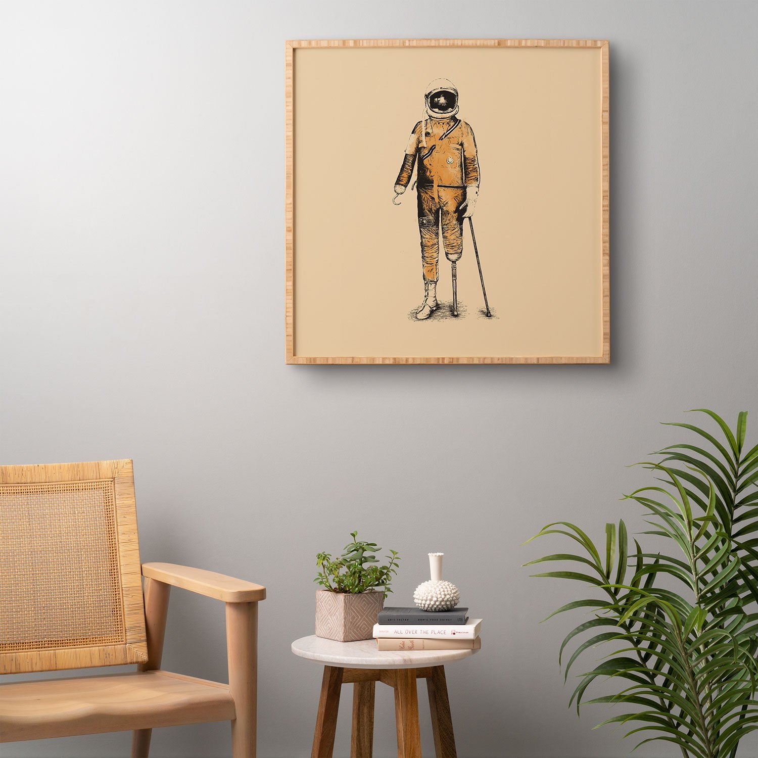 Florent Bodart Astropirate Framed Wall Art