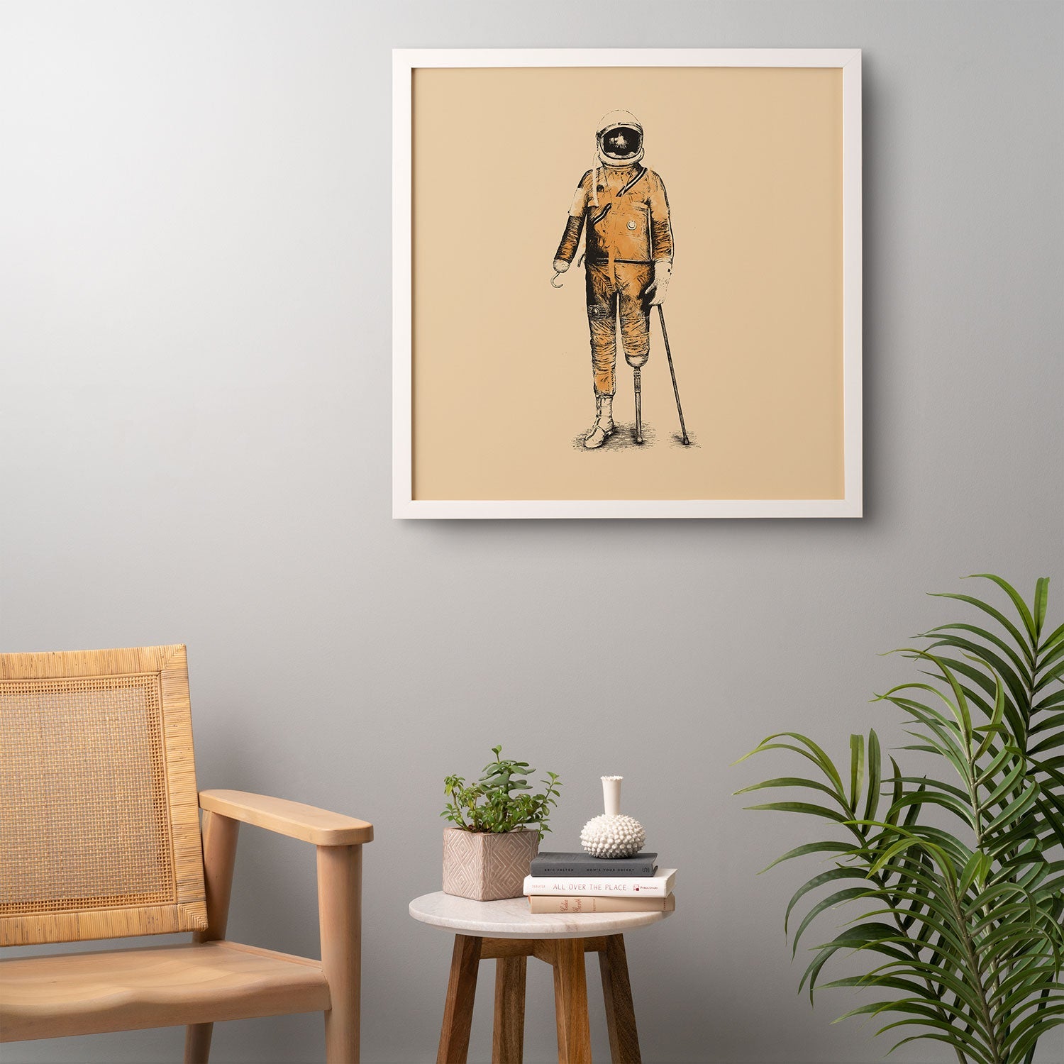 Florent Bodart Astropirate Framed Wall Art