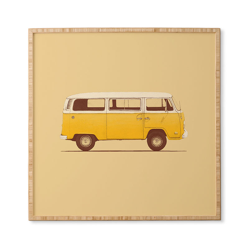 Florent Bodart Famous Cars 1 Framed Wall Art