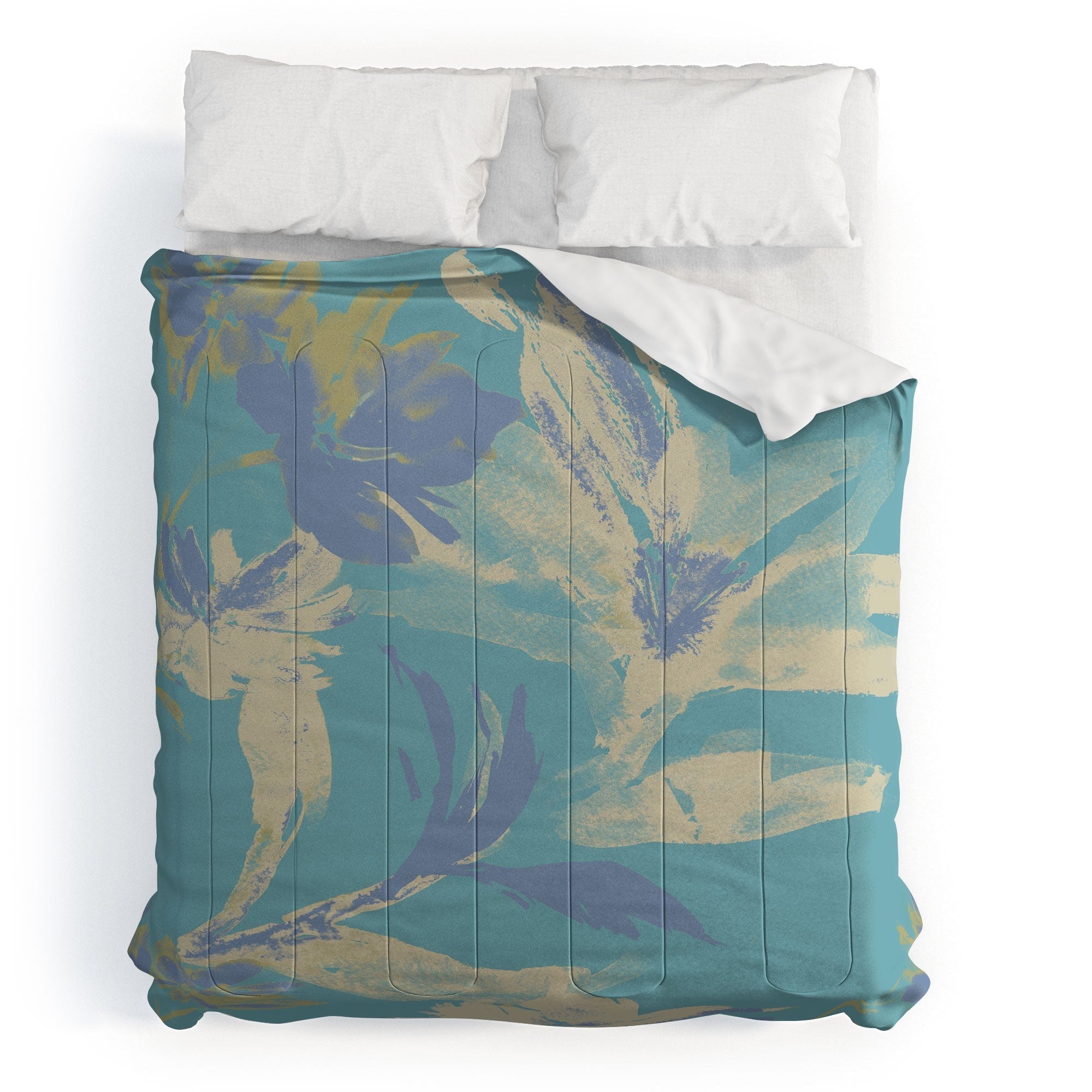 Gabriela Fuente Emma Floral Comforter