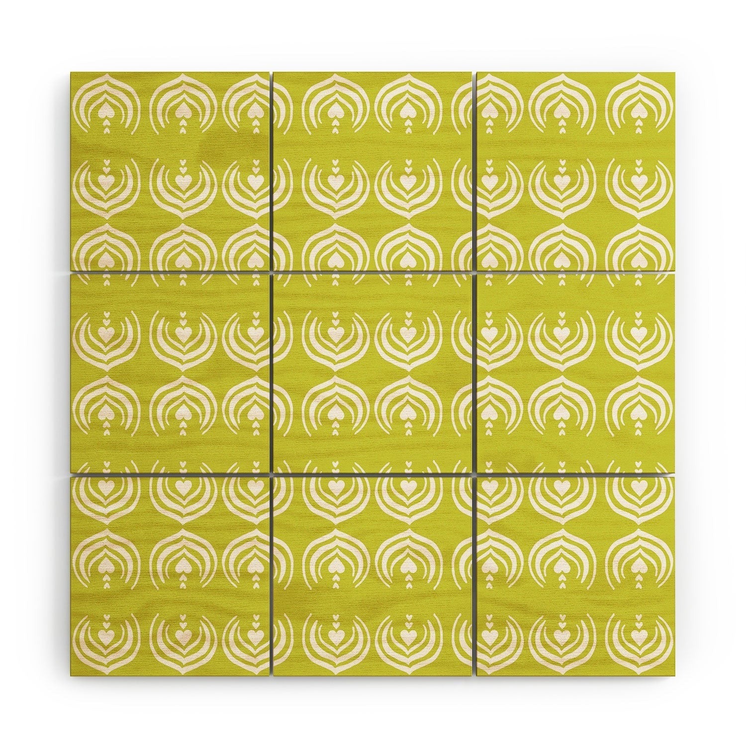 Design by Spark Matcha Latte Art Wood Wall Mural