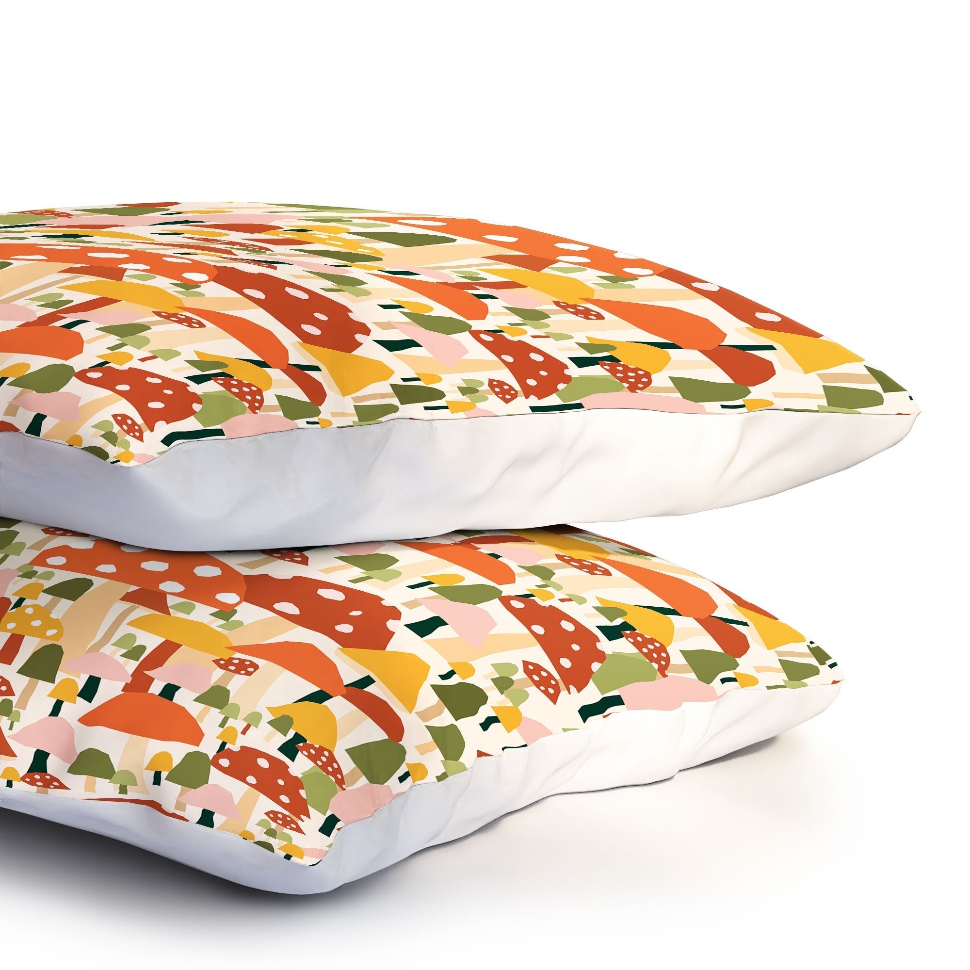 Valeria Frustaci autumnal mushrooms Pillow Shams