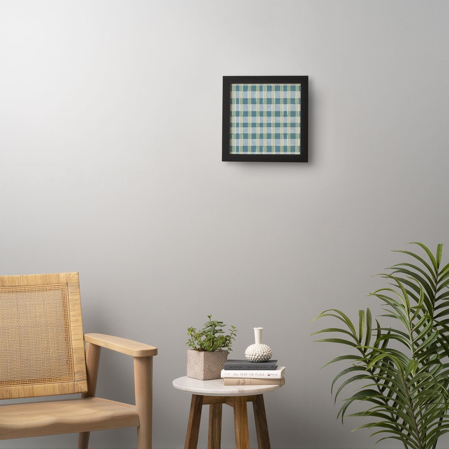 Marta Barragan Camarasa Country Style Checks Framed Wall Art