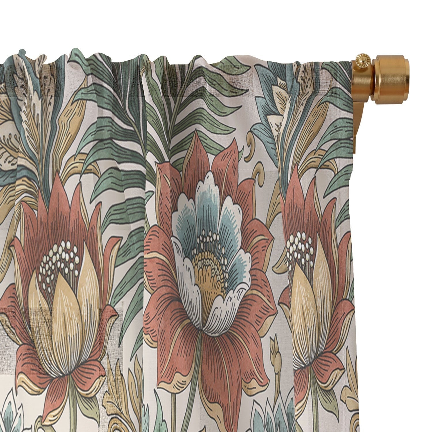 Marta Barragan Camarasa Retro Jungle Garden Sheer Non Repeat