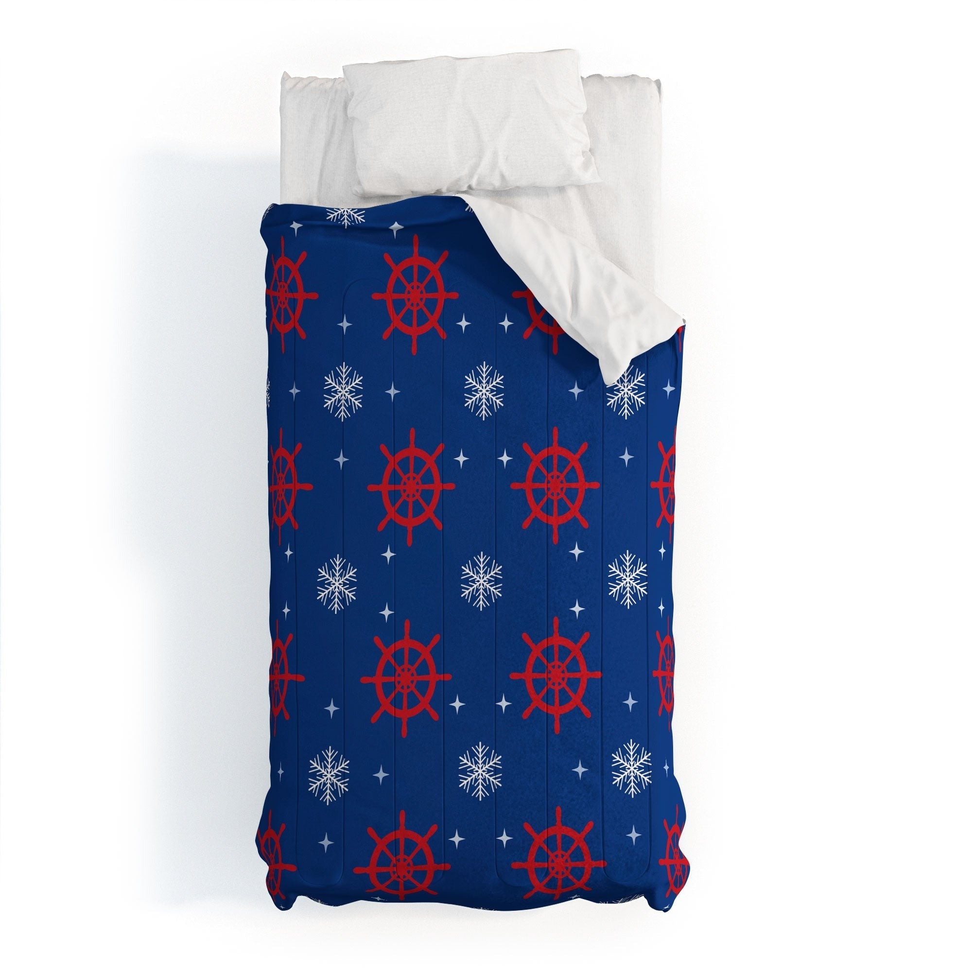 Design by Spark Holiday Helms and Snowflakes Comforter