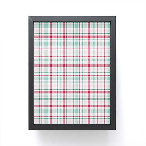 Lisa Argyropoulos Merry Vintage Plaid Framed Mini Art Print