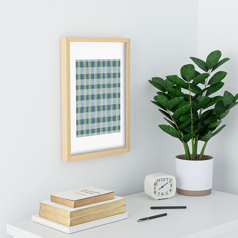 Marta Barragan Camarasa Country Style Checks Recessed Framing Rectangle