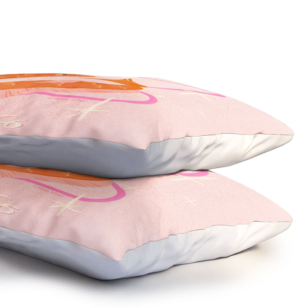 Little Om Zodiac Sign Pisces Pillow Shams