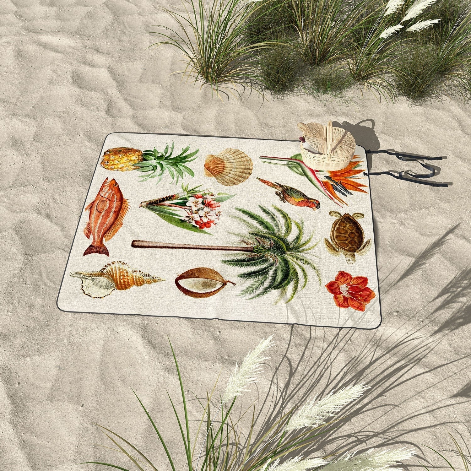Gal Design Hawaii Collection Picnic Blanket