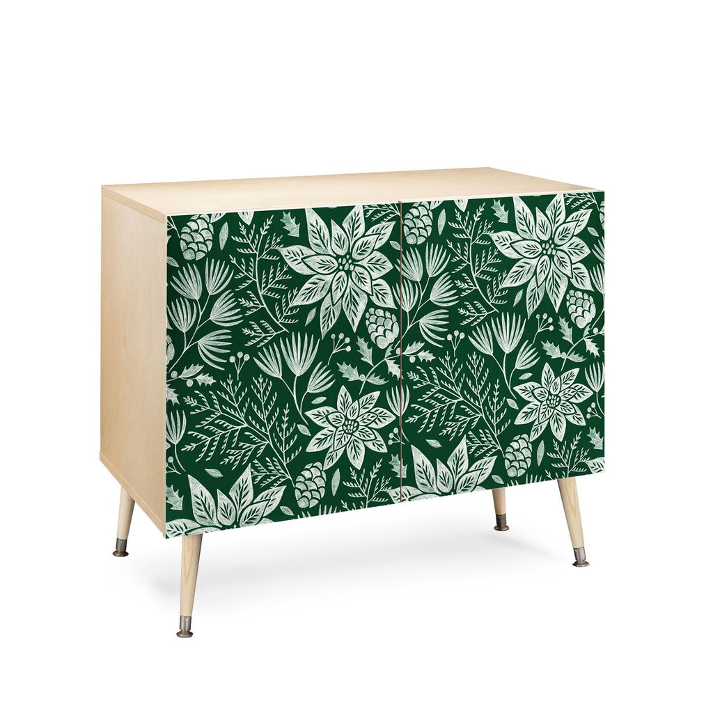 Pimlada Phuapradit Christmas Poinsettia Credenza