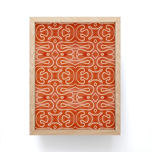 Mirimo Venexiana Burnt Orange Framed Mini Art Print