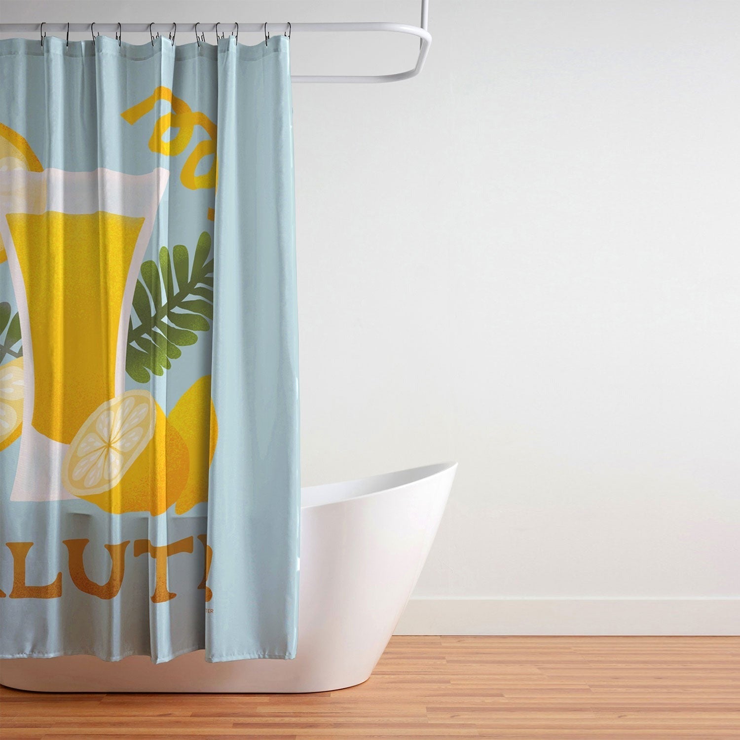 Jessica Molina Limoncello Cocktail Shower Curtain