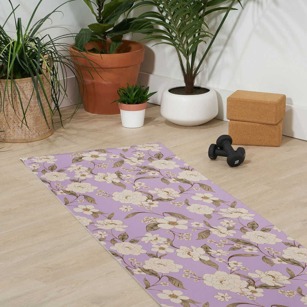 Gabriela Fuente Roberta lilac Yoga Mat