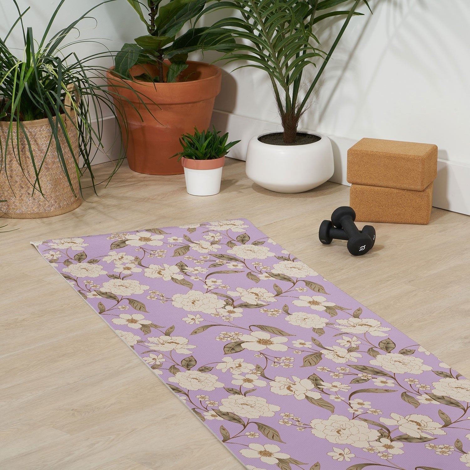 Gabriela Fuente Roberta lilac Yoga Mat