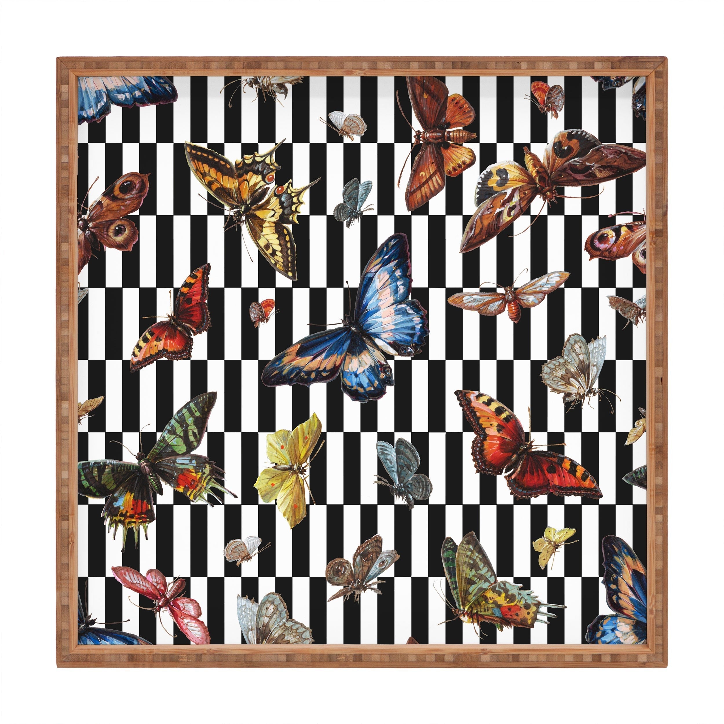 kikasworkshop Butterfly Ballet Square Tray